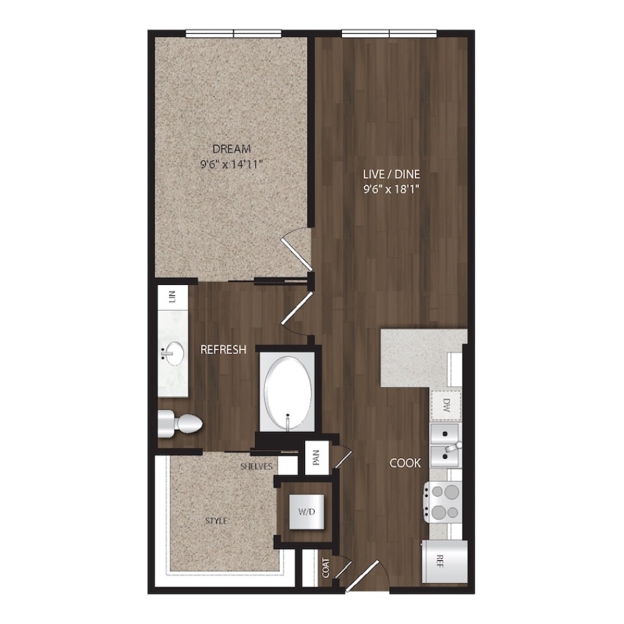 A7 A floor plan