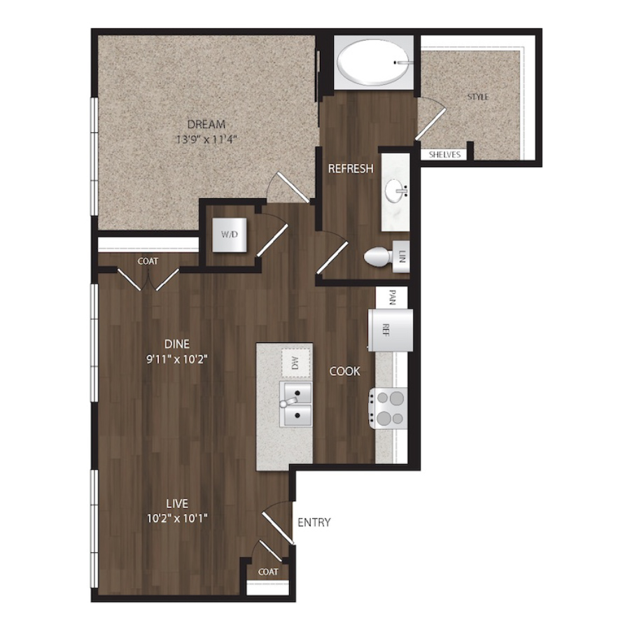 A10 B floor plan