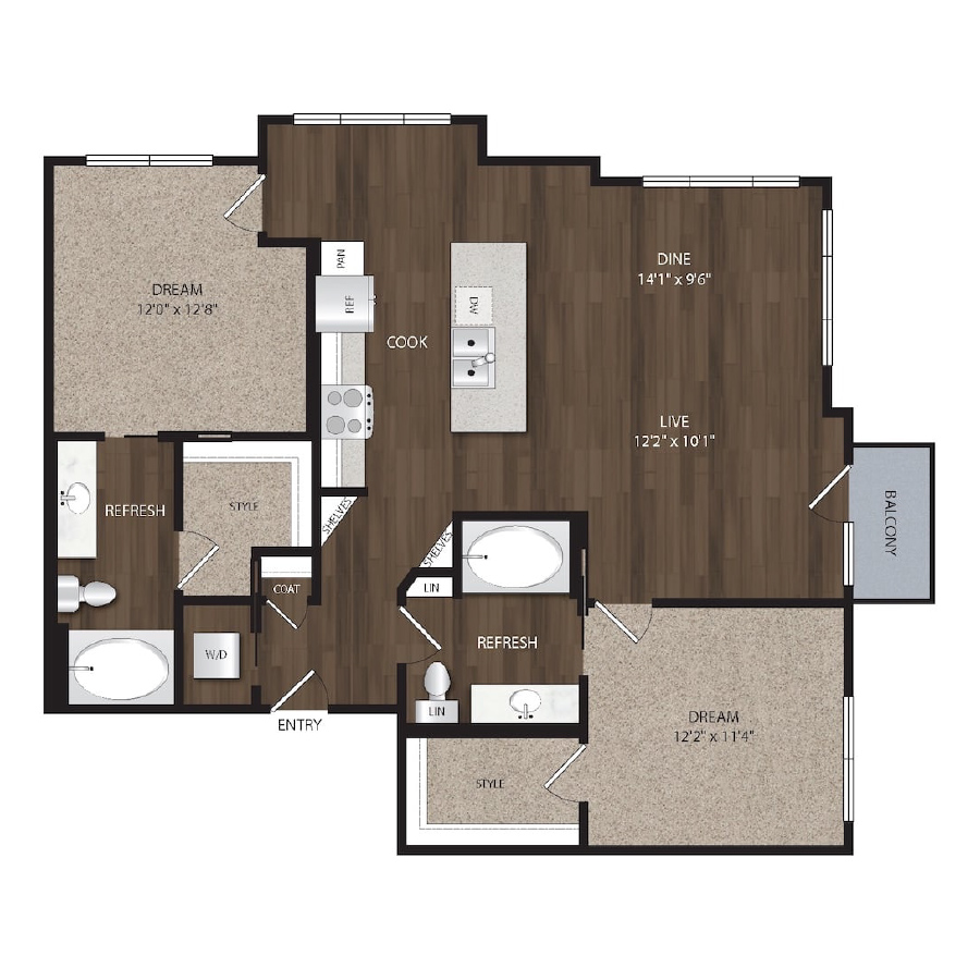 B4.3 floor plan