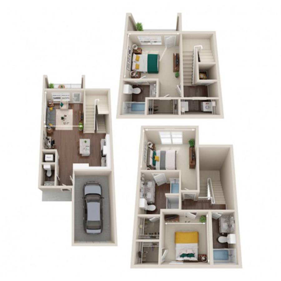 Elevate floor plan