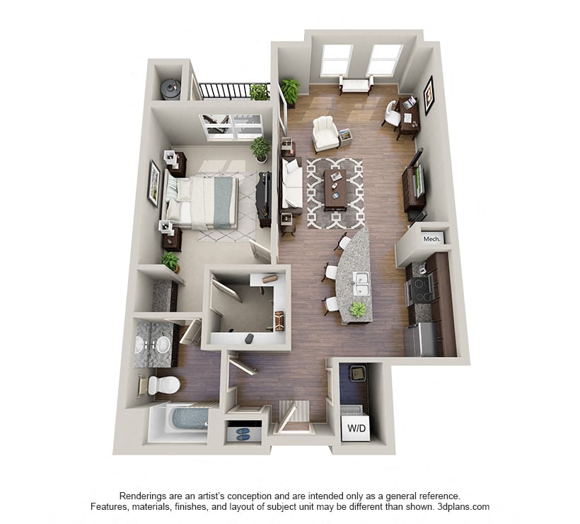 The Paul B floor plan