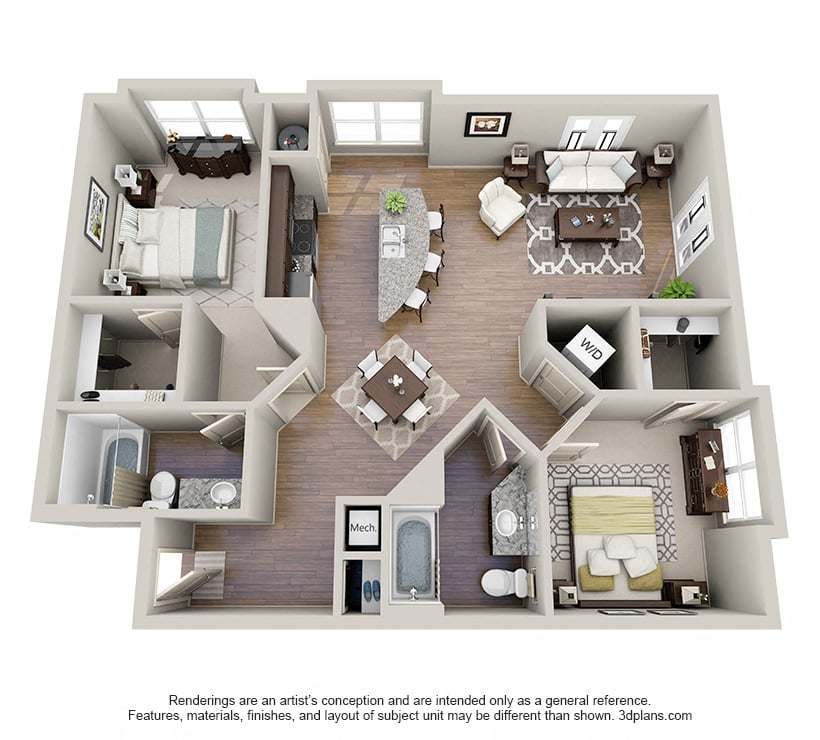The Neiman floor plan