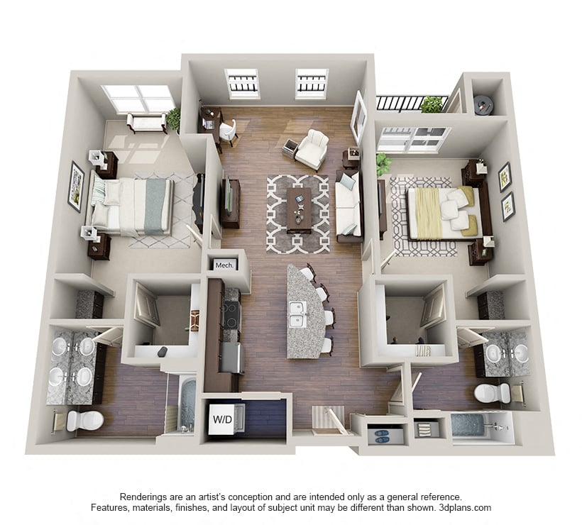 The Neiman A floor plan
