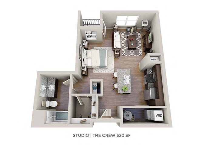 The Crew floor plan