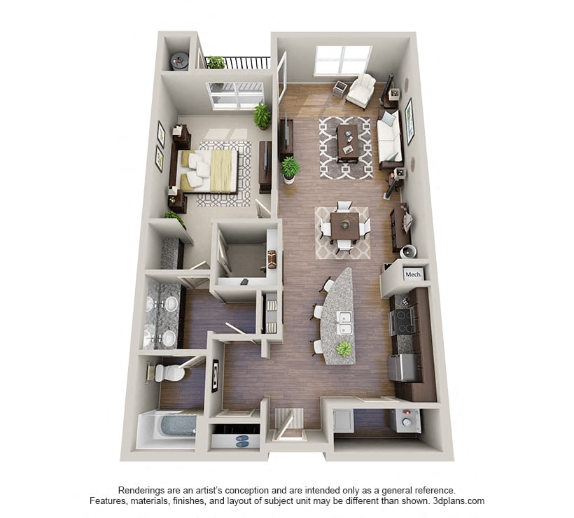 The Paul D floor plan