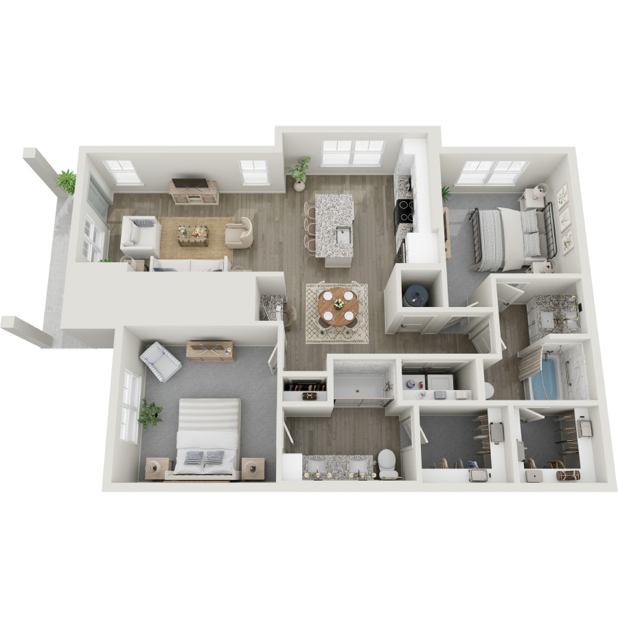 B2 floor plan