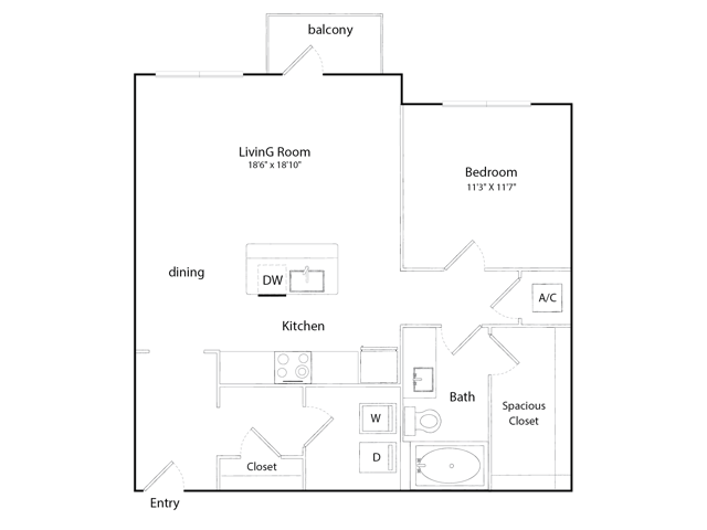 A2C floor plan