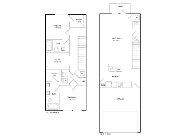 TH2 floor plan