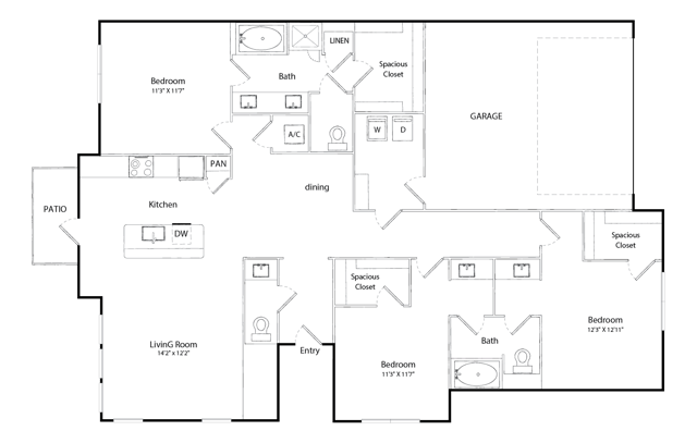 TH3 floor plan
