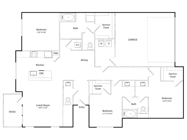 TH3A floor plan