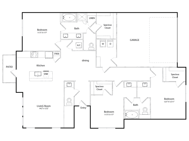 TH3C floor plan