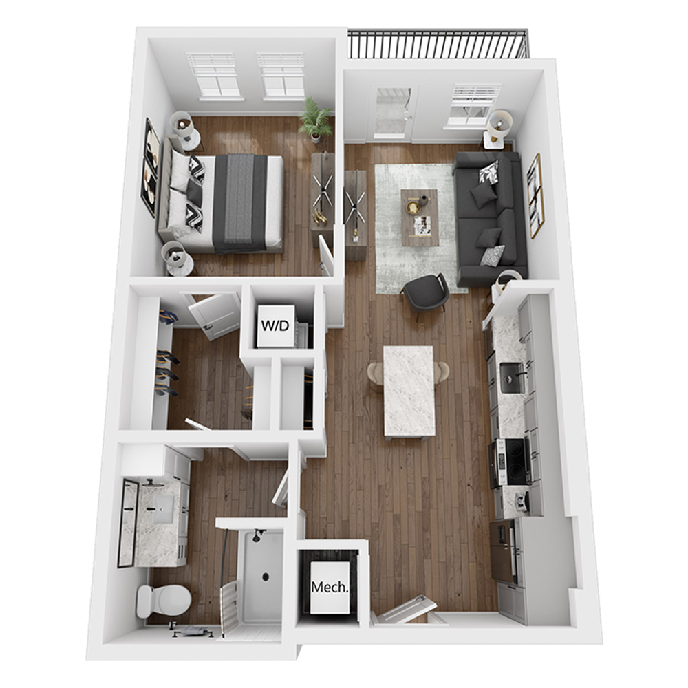 A6 floor plan