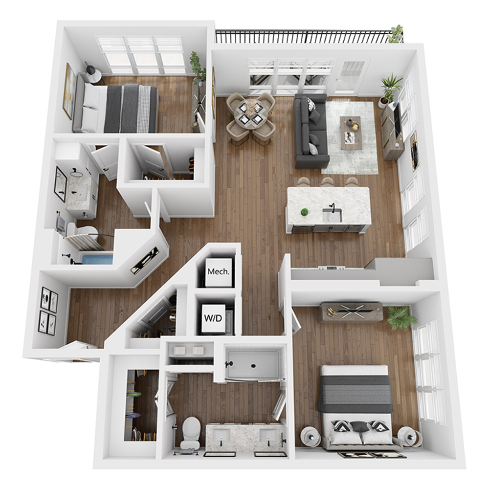 B2 floor plan