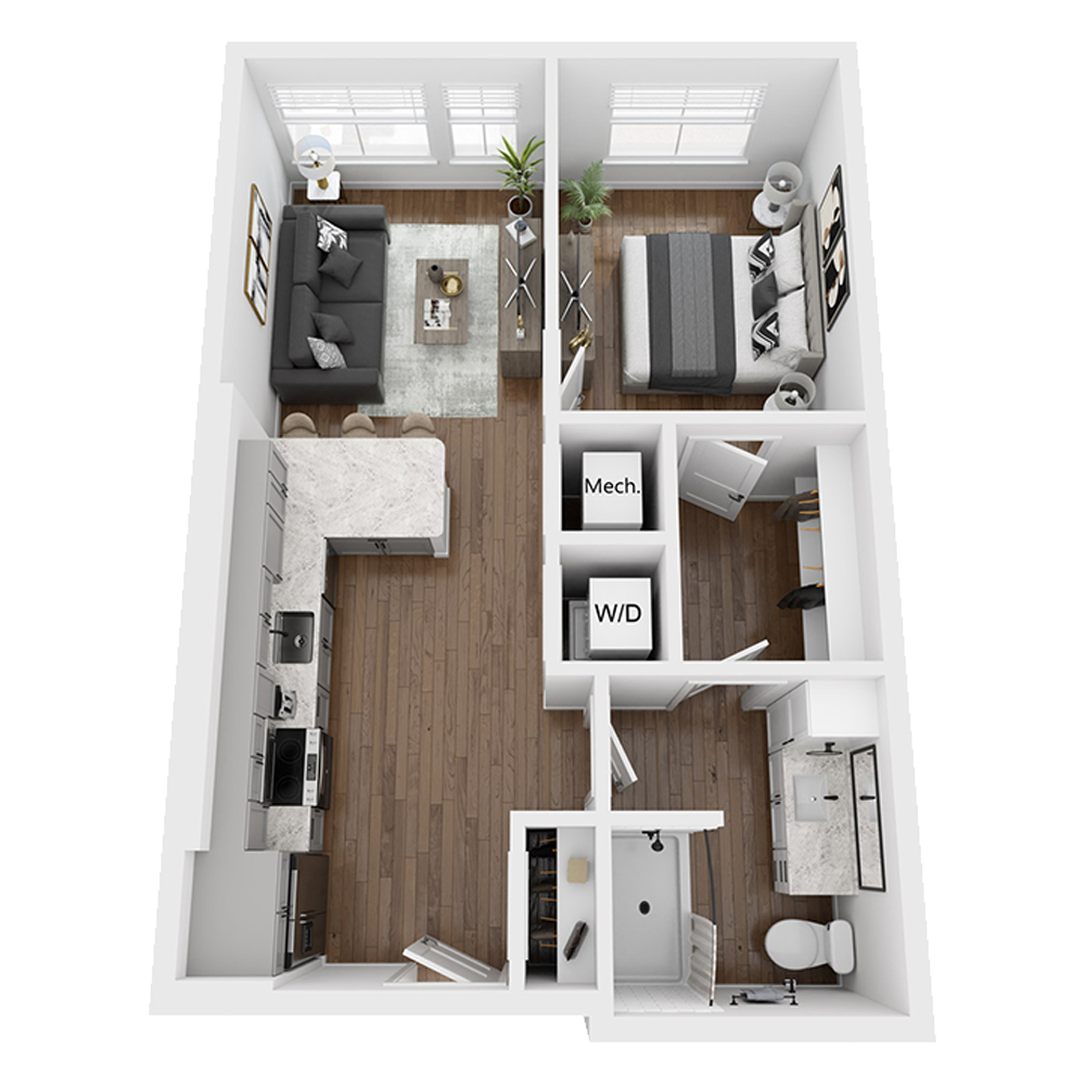 A1 floor plan