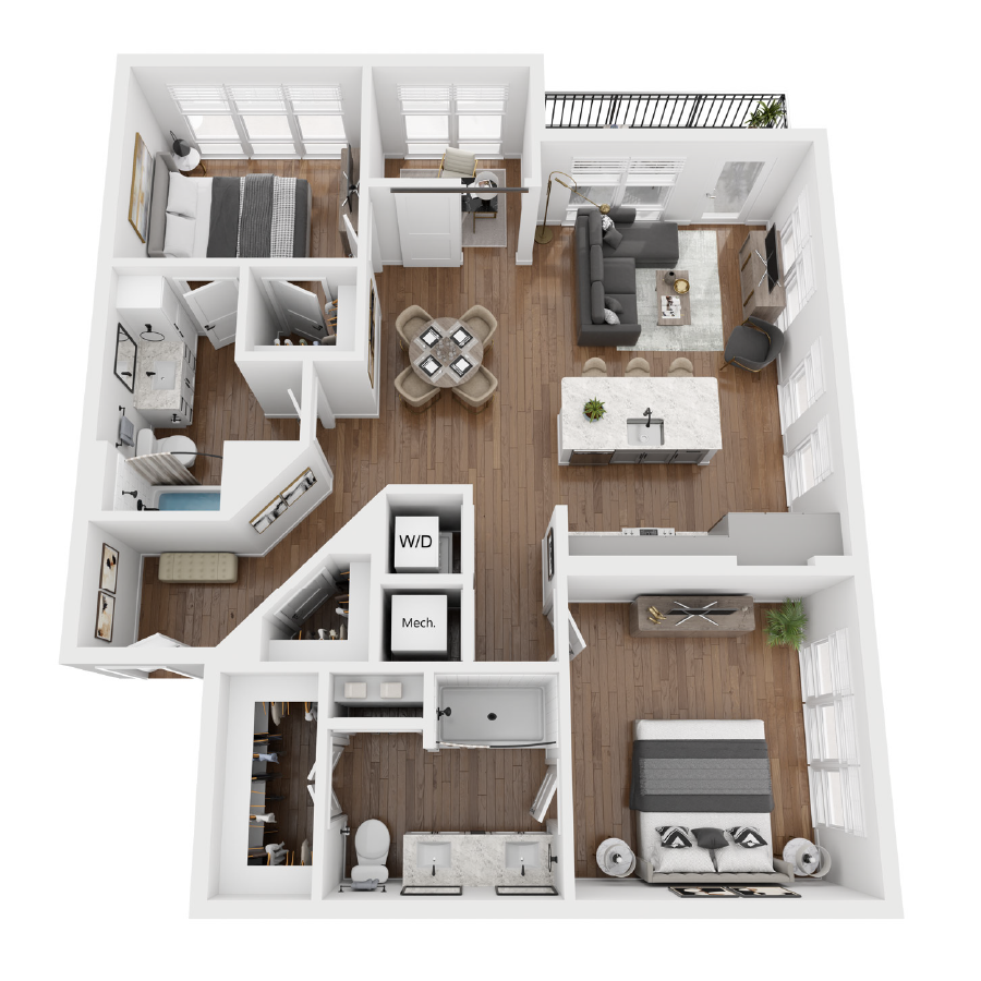 B2.1 floor plan