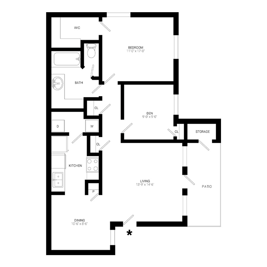 Amber floor plan