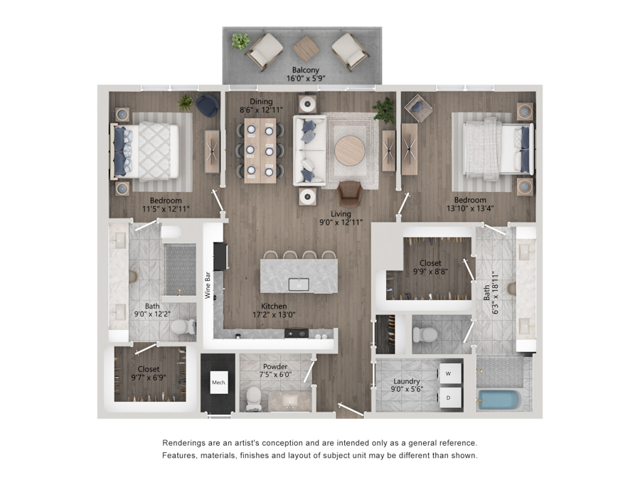 B2 floor plan