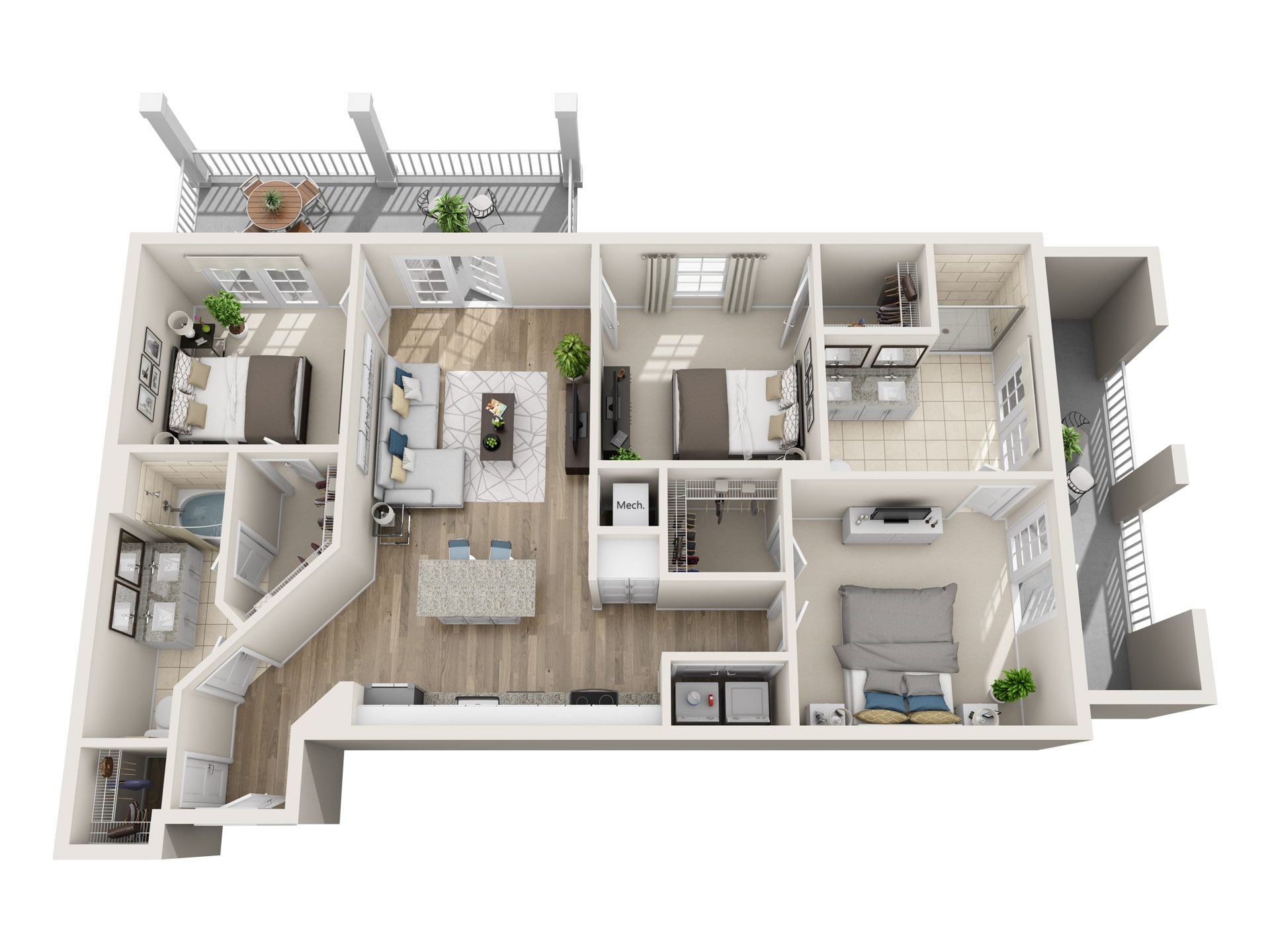 Tradd floor plan