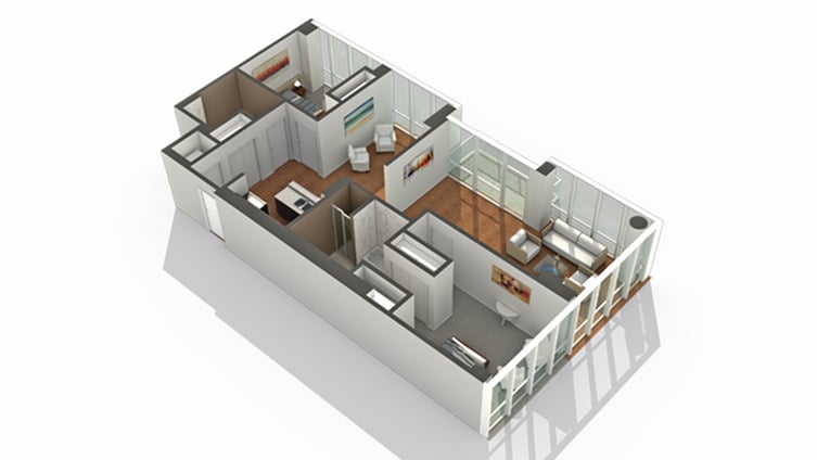 Unit 3006T floor plan