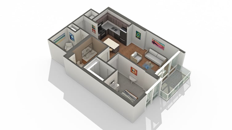 Unit 0705T floor plan