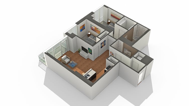 Unit 1008T floor plan