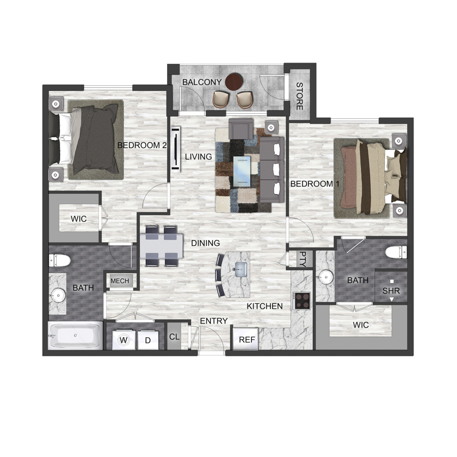 B2 floor plan
