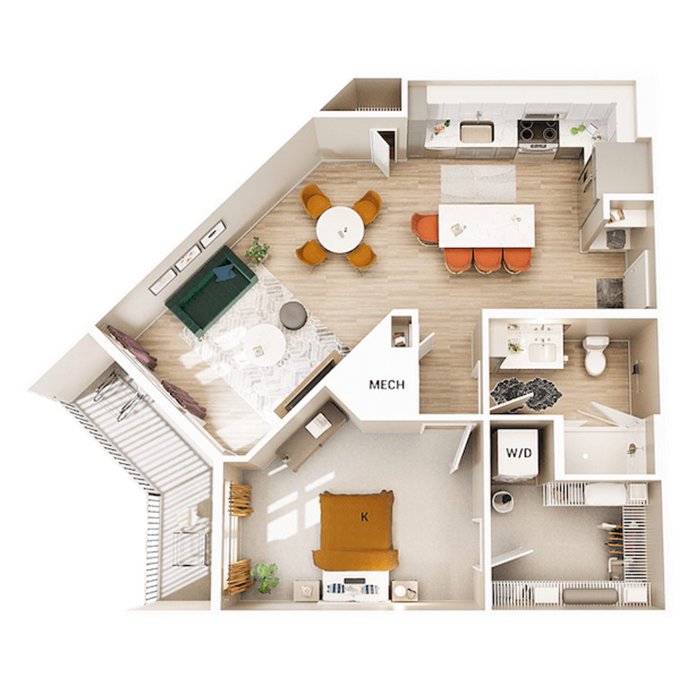 A2 floor plan
