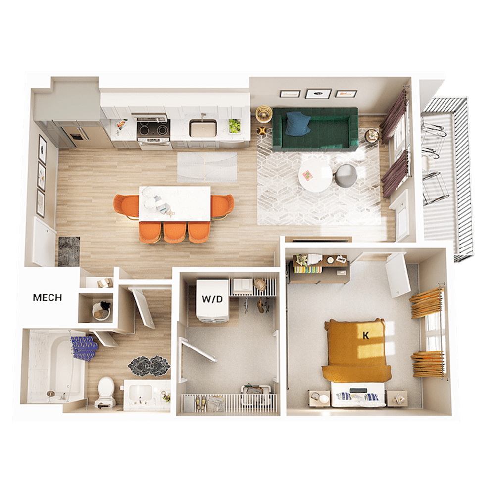 A1 floor plan