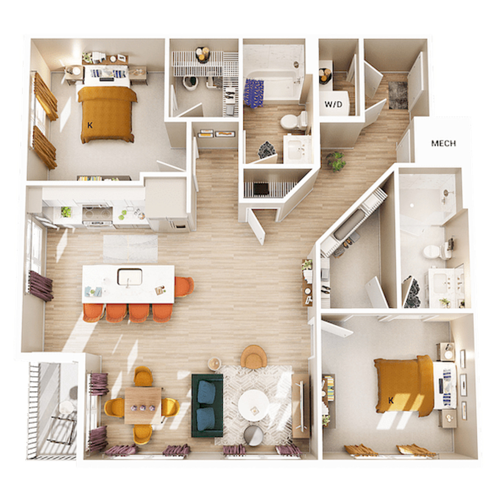 B2B floor plan