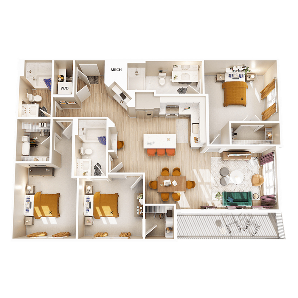 C1B floor plan