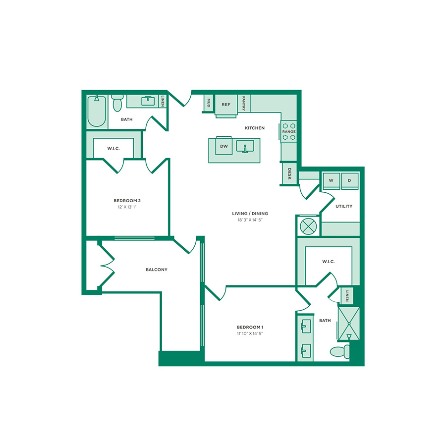 Ethereal floor plan