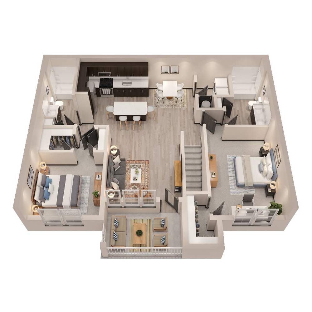 B4 - Upper floor plan