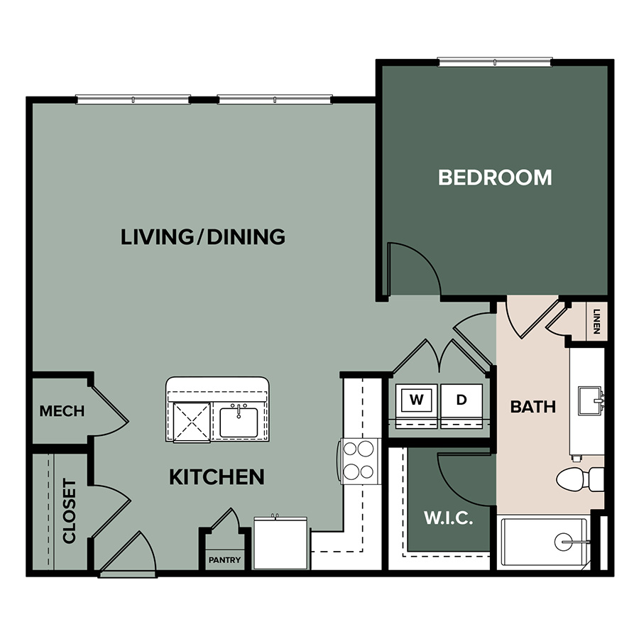 A2 floor plan