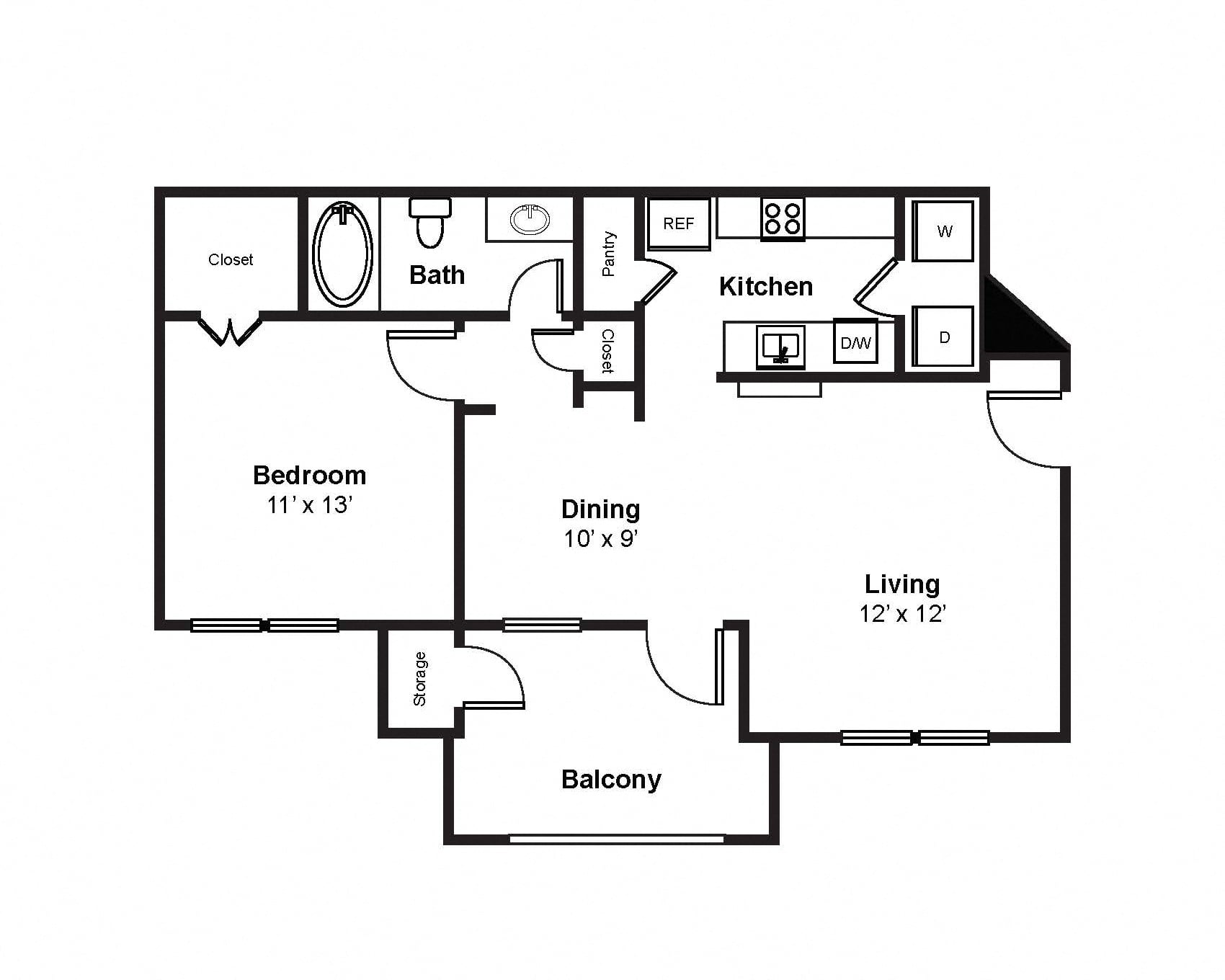 A2 floor plan