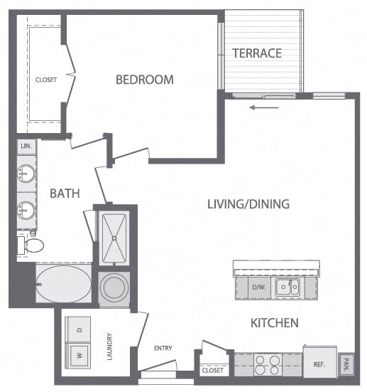 E floor plan
