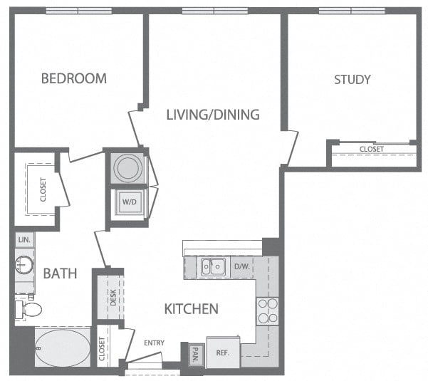 H floor plan