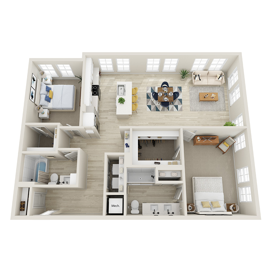 B6 floor plan