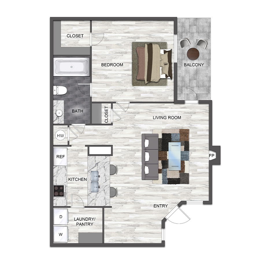 A1 floor plan