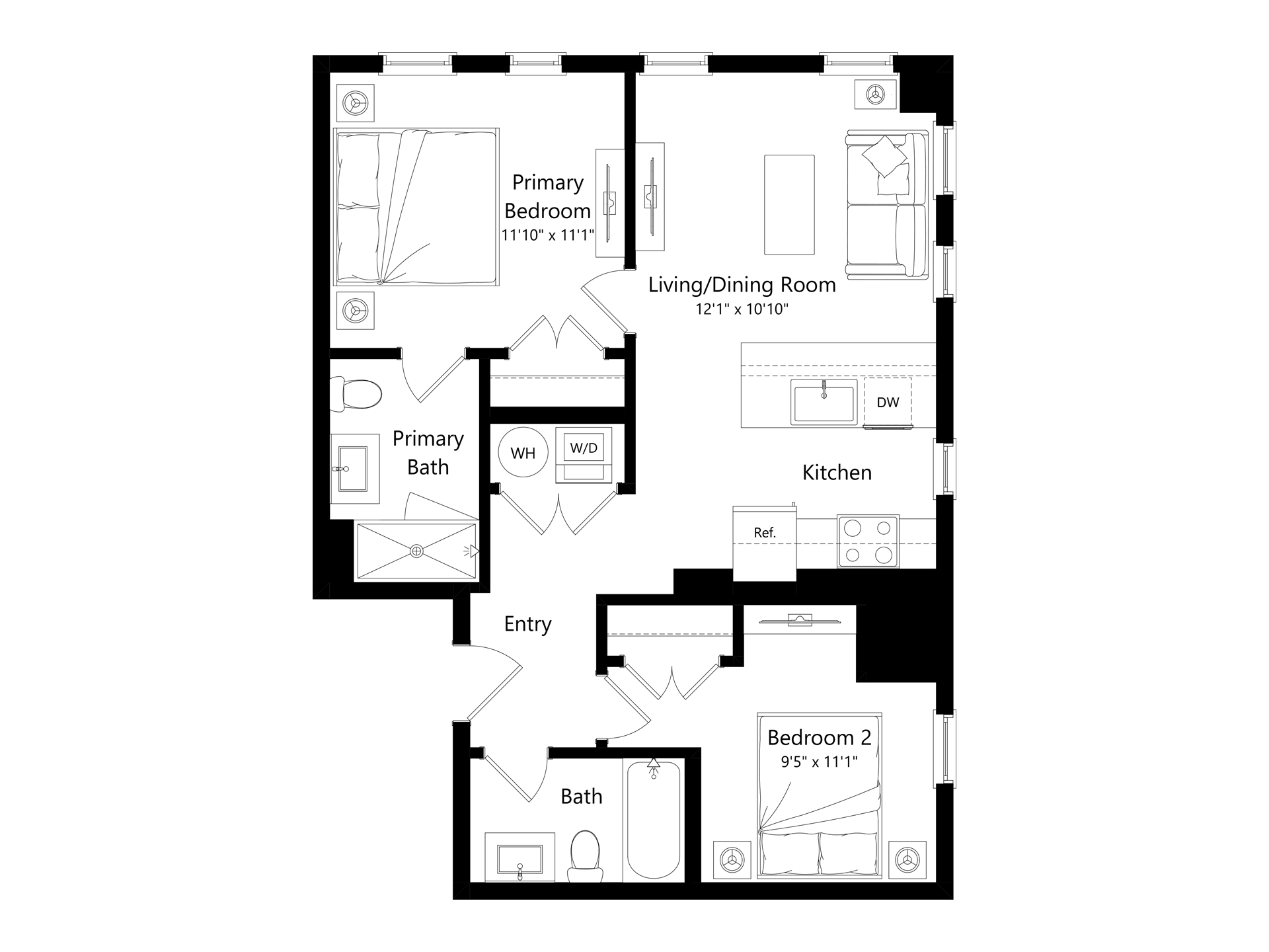 B2 floor plan