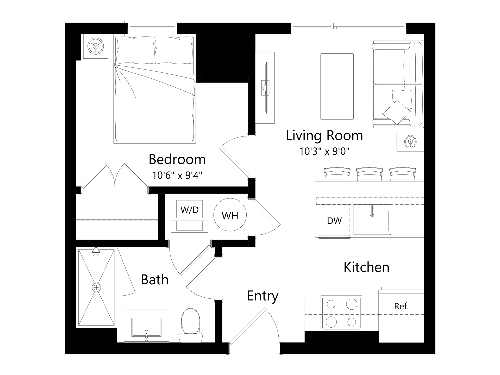 A1.1 floor plan