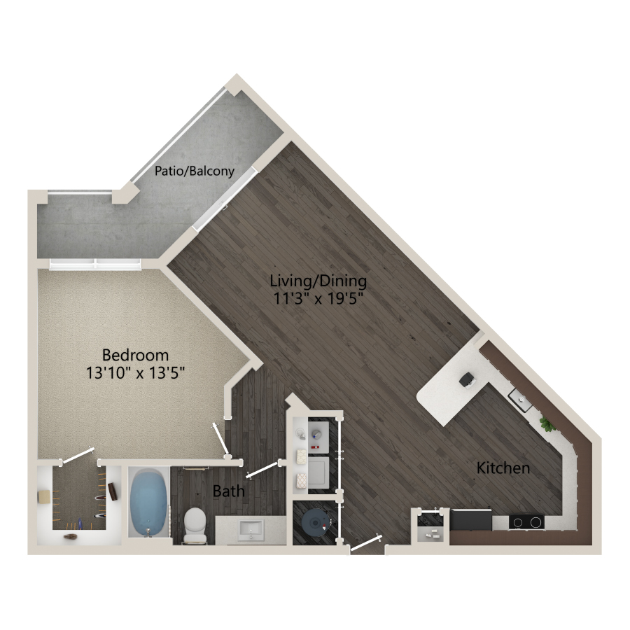 A1B floor plan