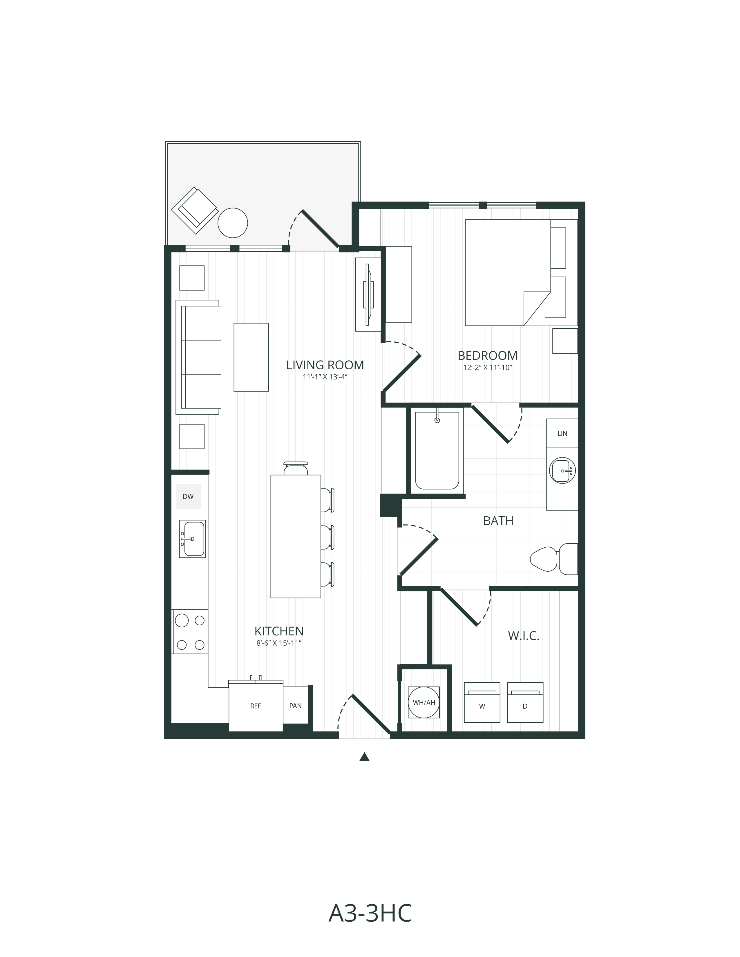 A3.3-HC floor plan