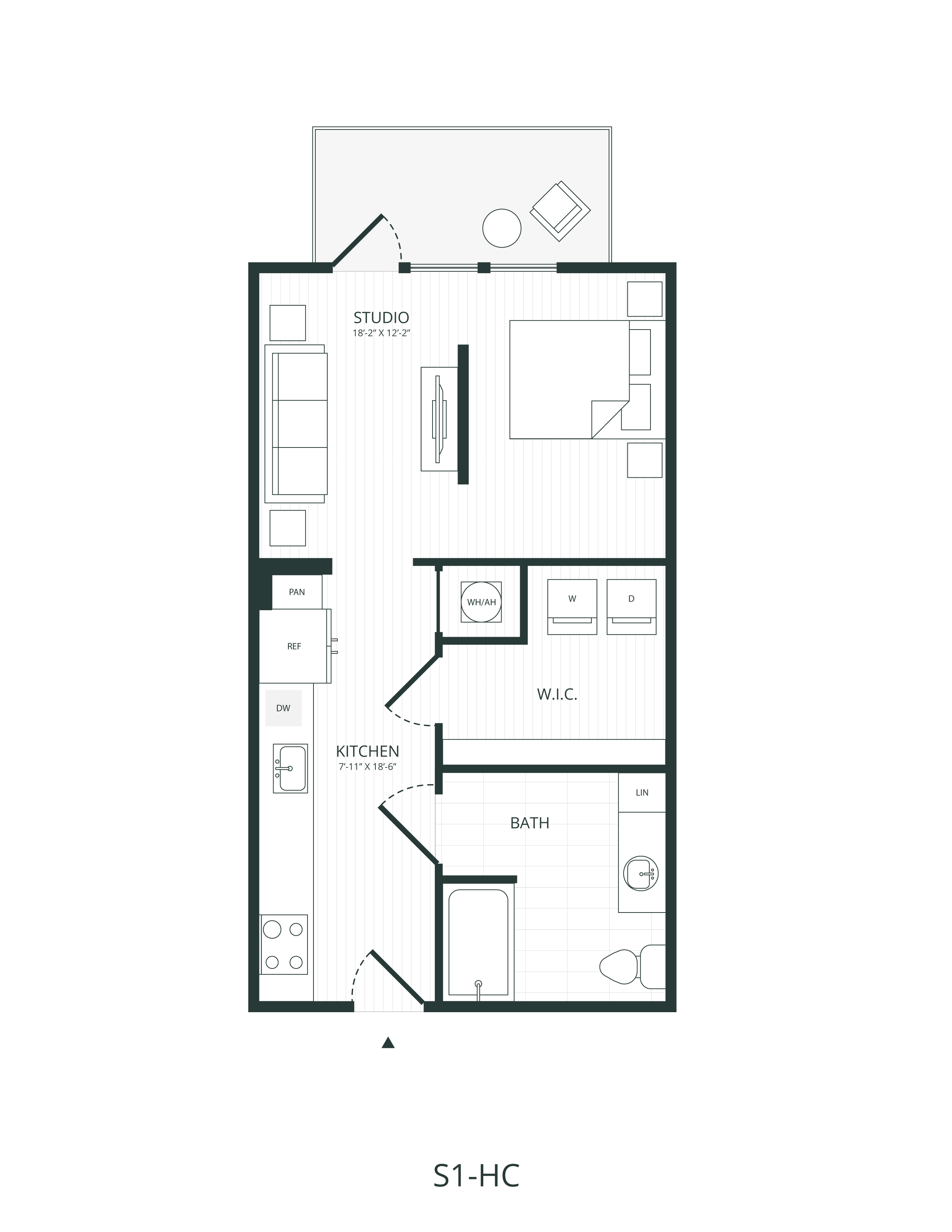 S1-HC floor plan