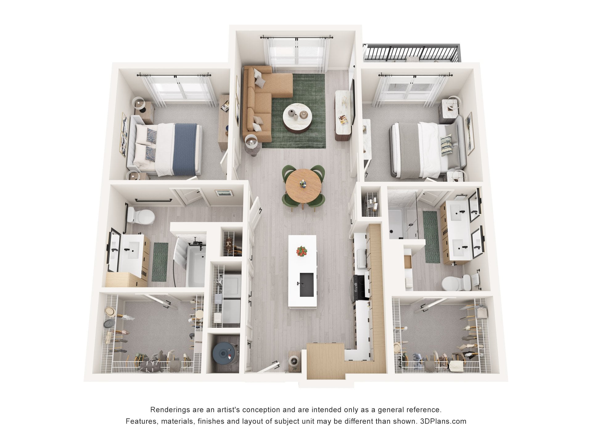B2 ANSI floor plan