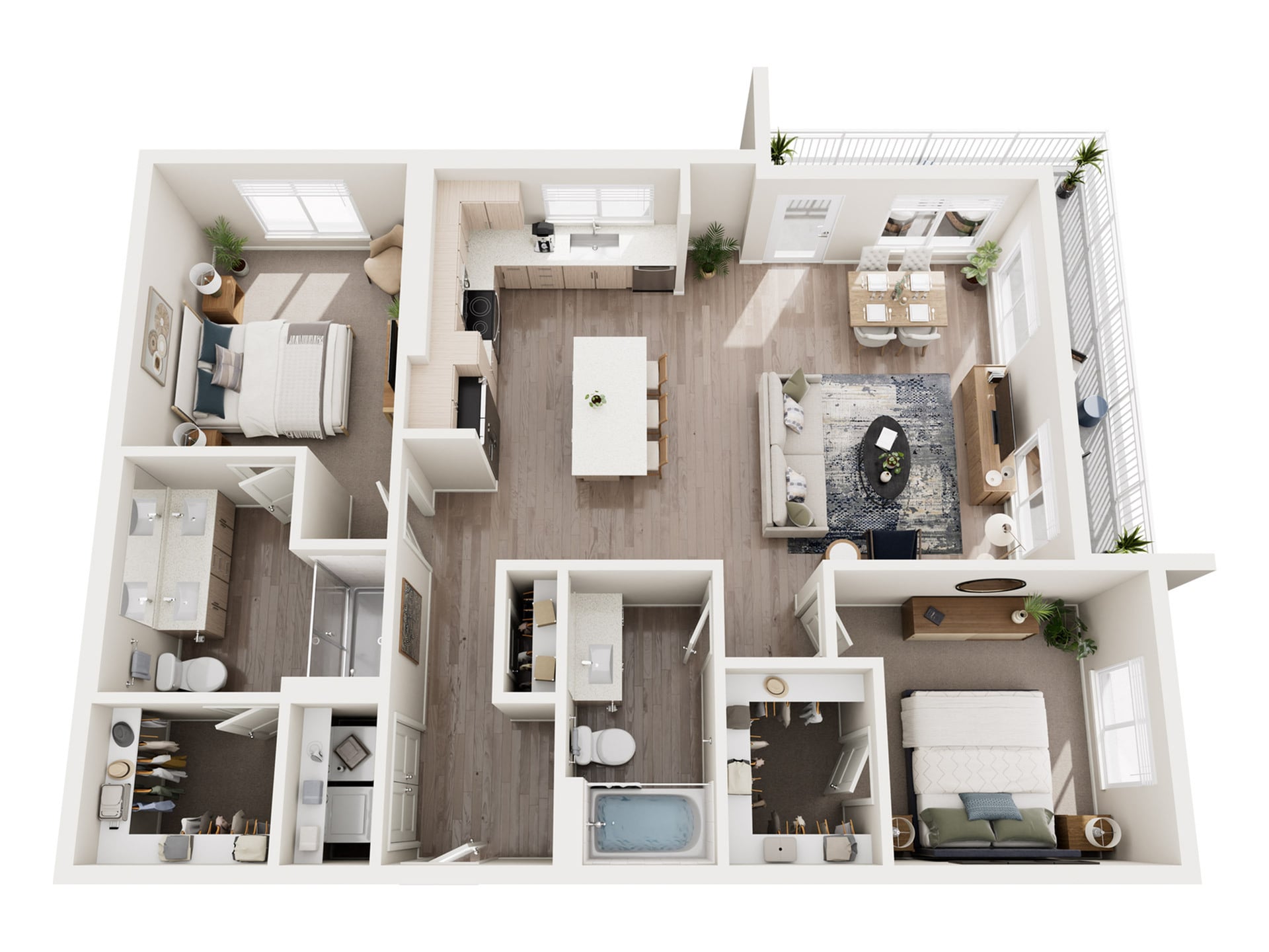 B2 floor plan