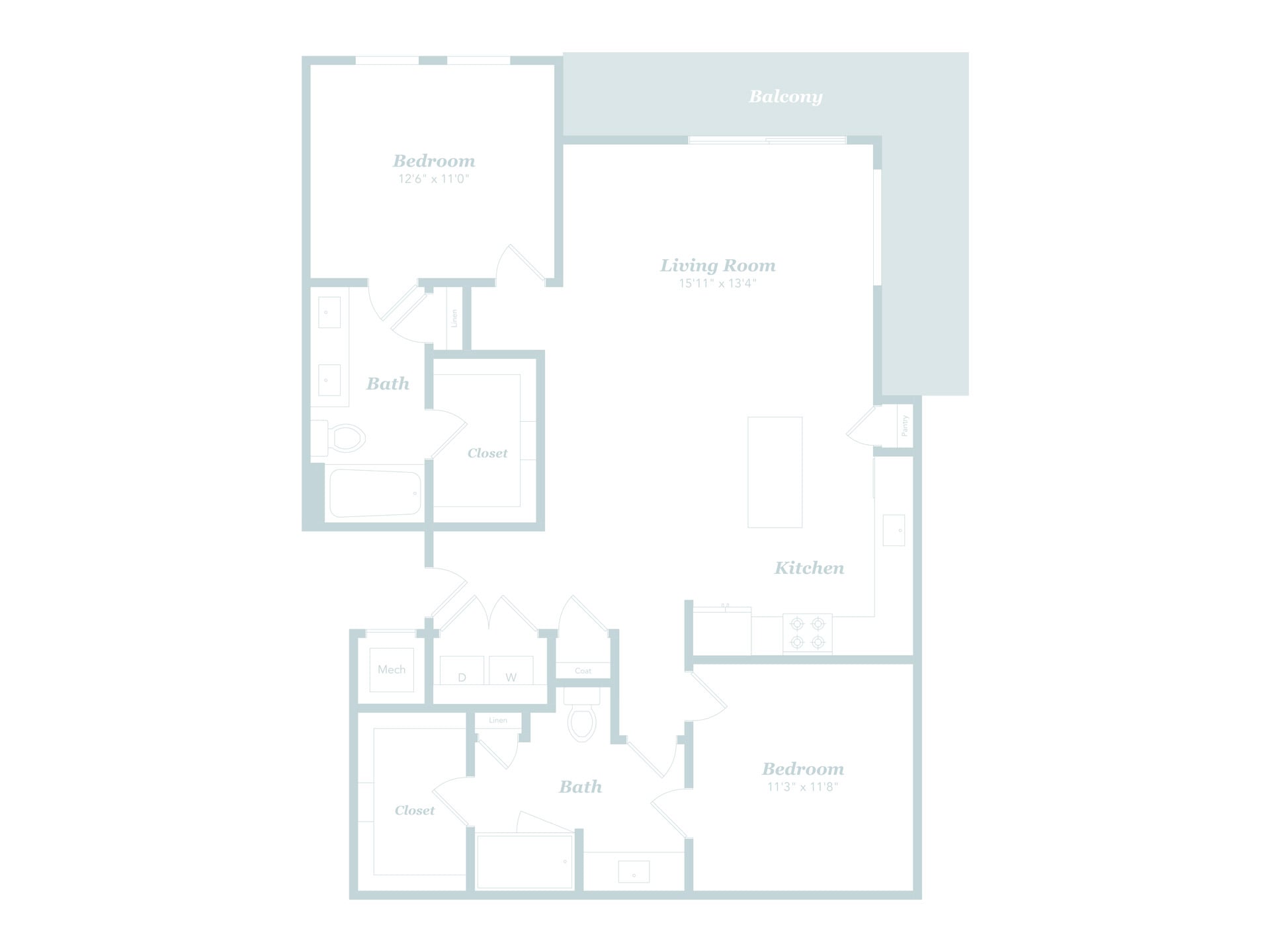 2D floor plan