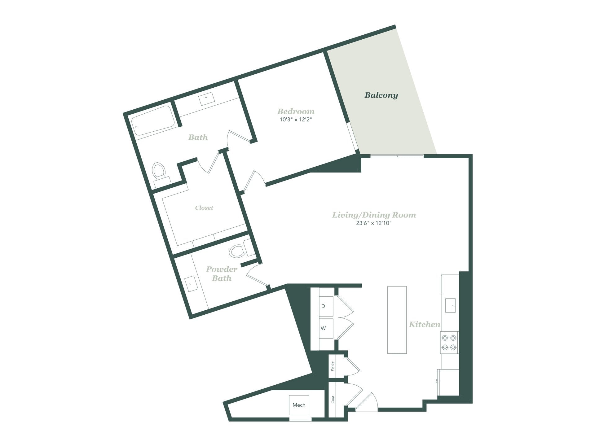 1F floor plan