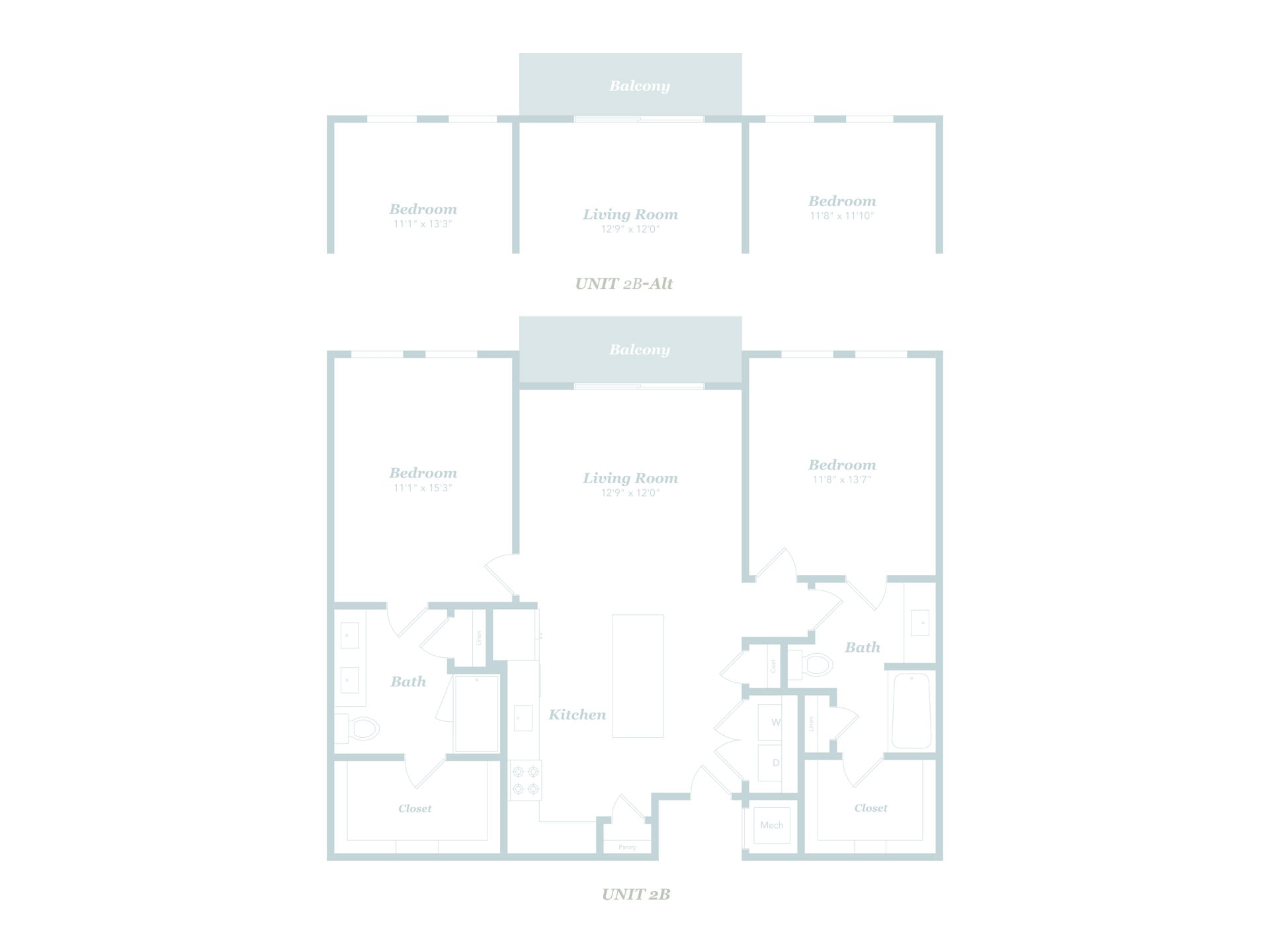 2B floor plan