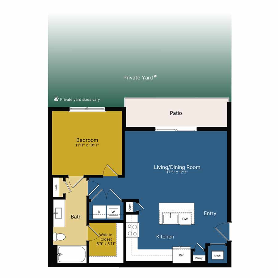A1 (Yard) floor plan