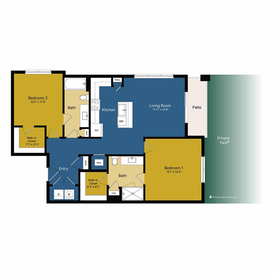B1 (Yard) floor plan